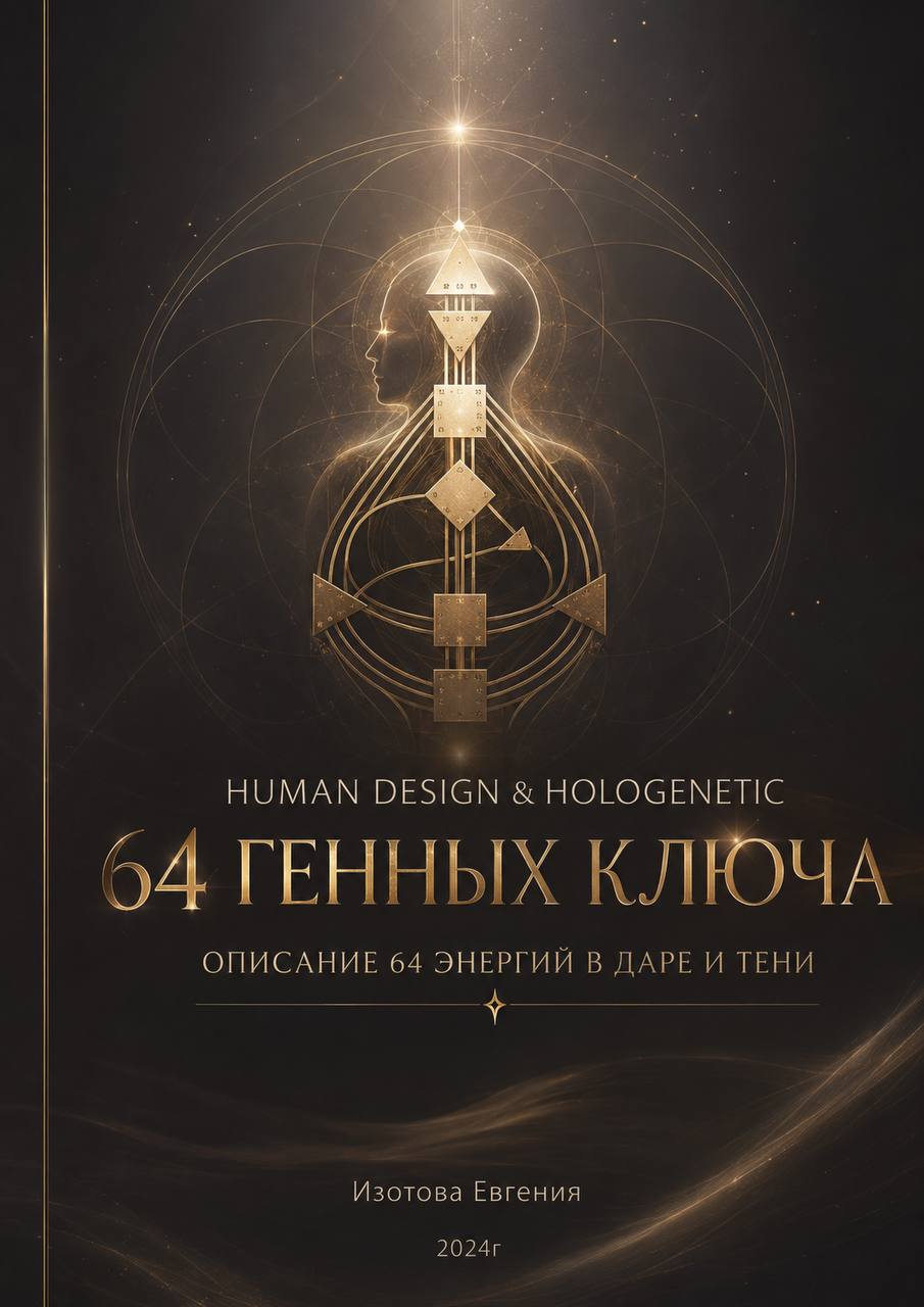 Обложка «64 генных ключа»