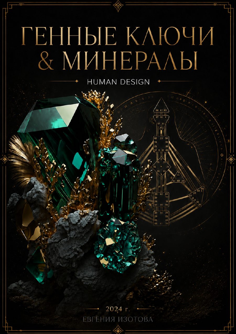 Обложка «Генные ключи & минералы»